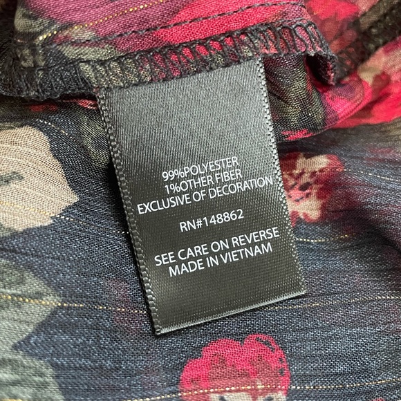 NWOT Torrid Babydoll Crochet Detail Lace-Up Blouse - Picture 15 of 16